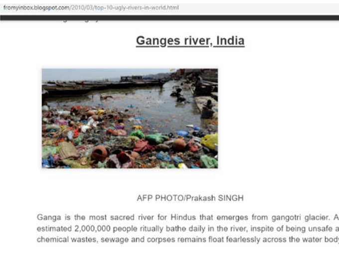 Congress Tweets old photos to say PM narendra Modis clean Ganga mission is failing