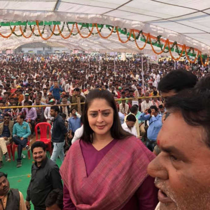 Life of Nagma Actress Turned Political Leader Congress Workers Fight Over Welcoming Nagma in Madhya Pradesh