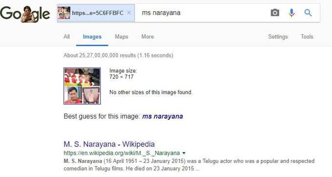 Images of Telugu actor MS Narayanas death in 2015 going viral again