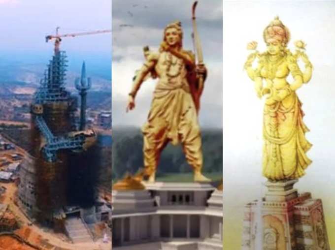 After Statue of Unity Now Lord Shiva Tallest Statue in Rajasthan Mother Cauvery in Karnataka Lord Rama Statue in Ayodhya And Shiv Smarak in Mumbai To Be Constructed