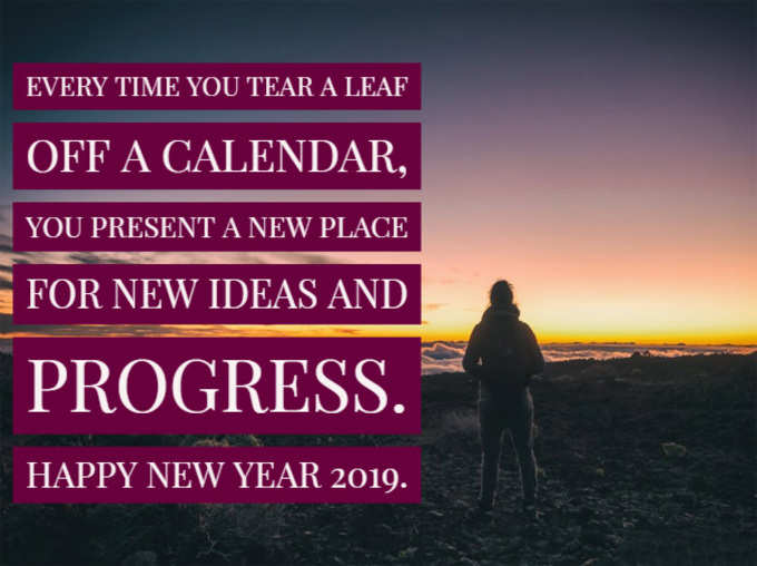 Happy New Year 2019: WhatsApp Greeting Card And Wishes