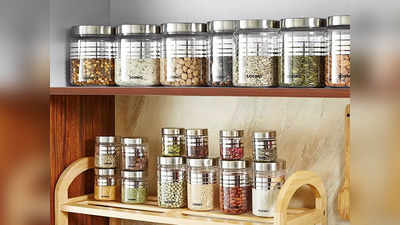 आपके किचन को ऑर्गेनाइज्ड लुक देंगे ये Container Set, ग्लास और प्लास्टिक मटेरियल में हैं उपलब्ध