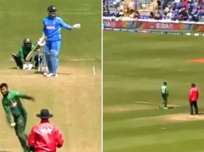 MS Dhoni Does Field Setting For Opponent Bangladesh Team In World Cup Warm Up Match Video Goes Viral