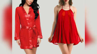 हनीमून या वेडिंग एनिवर्सरी के लिए बेस्ट हैं ये एग्जॉटिक रेड कलर नाइट ड्रेस, इन्हें पहनकर आप दिखेंगी काफी ज्यादा हॉट