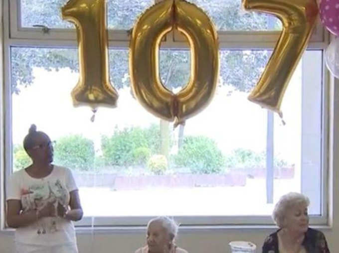 Woman Celebrates 107th Birthday, Says Secret To Long Life Is Staying Single