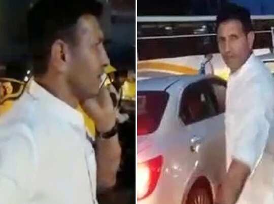 Madhya Pradesh Sports Minister Jitu Patwari Helped Police in Managing Traffic Video Goes Viral Madhya Pradesh Sports Minister Jitu Patwari Helped Police in Managing Traffic Video Goes Viral
