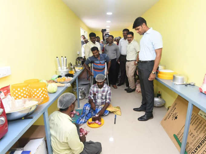 Tamil Nadu IAS Officer Opens Cafe for 12 differently Abled People