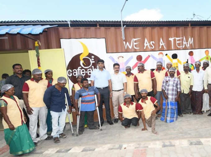 Tamil Nadu IAS Officer Opens Cafe for 12 differently Abled People