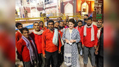 Priyanka Gandhi: रेल्वे प्रवास करत बुंदेलखंडात पोहचल्या प्रियांका गांधी; हमालांशी, मृत शेतकऱ्याच्या कुटुंबाशी संवाद