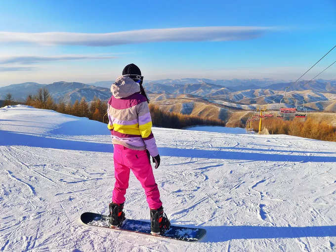 गुलमर्ग में स्कीइंग - Skiing in Gulmarg in Hindi