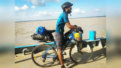 CA छोड़, साइकिल पर रांची से सिंगापुर पहुंचा दिल्ली का ये लड़का