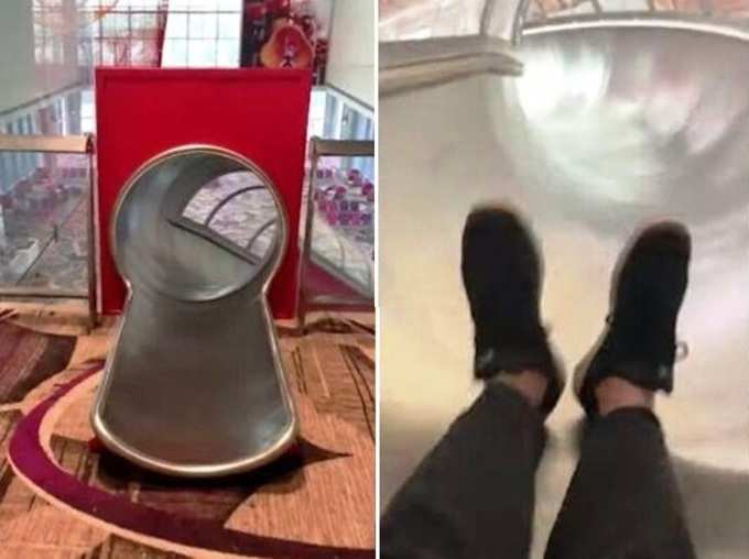 Singapore Changi Airport Has A Slide That Takes You To Your Boarding Gate