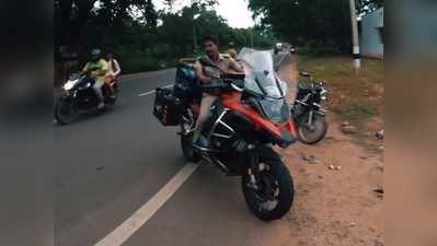 19 लाख की BMW बाइक से जा रहा था लड़का, तमिलनाडु पुलिस ने रोका और...