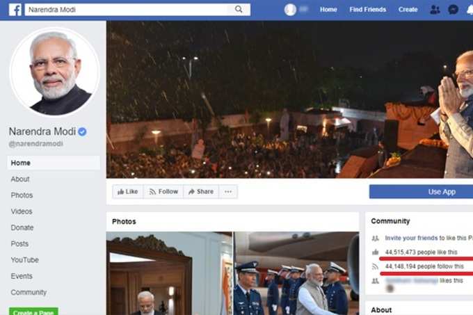 Donald Trump Has Less Followers Than PM Narendra Modi on Facebook, But He Claims To Be Number One