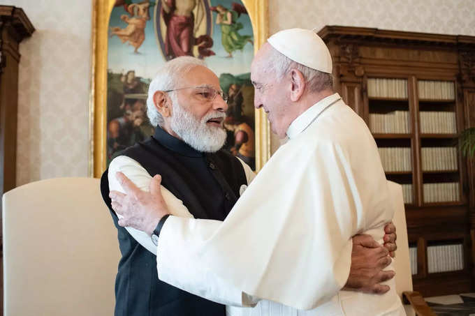 Modi Pope Meet