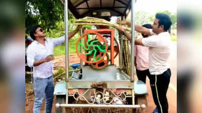 చెరుకు రసం అమ్ముతున్న సప్తగిరి!.. వీడియోతో అసలు గుట్టు విప్పిన గెటప్ శ్రీను