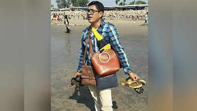 इस पति की तस्वीर हुई वायरल, यूजर ने कहा- यह पक्का कोलकाता से हैं!