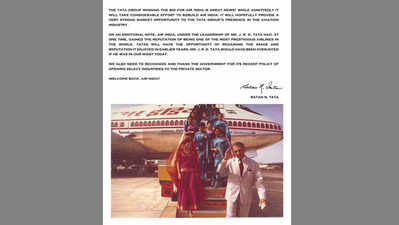 रतन टाटा ने ट्वीट किया- वेलकम बैक Air India, लोग बोले- टाटा है तो मुमकिन है!