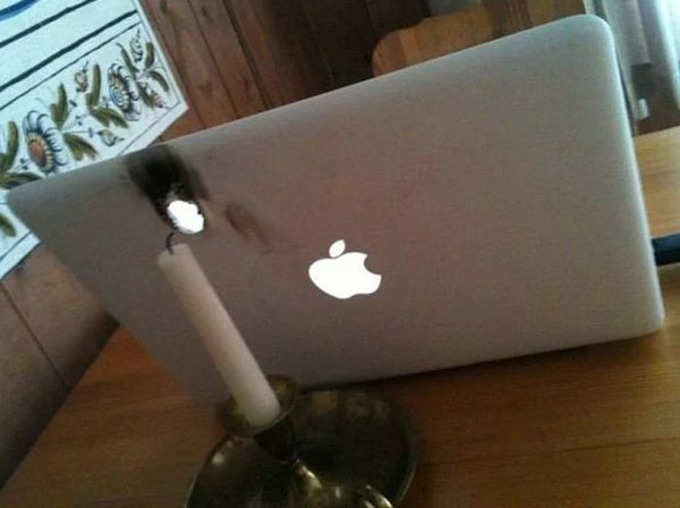 एप्पल जल गया…