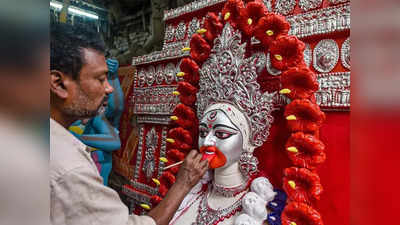 কালীপুজোর জন্য় প্রস্তুত বারাসত, করোনার মধ্যেও থিমের টেক্কা