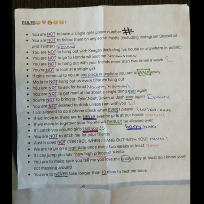 What this Girl expect from her boyfriend? Girls List Of Rules She Wants Her Boyfriend To Follow Goes Viral on Social Media