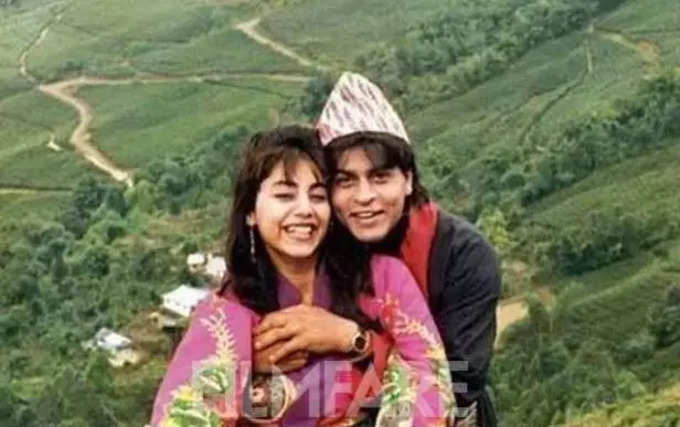 શાહરુખ ખાનના પત્ની ગૌરી સાથેના જૂના Photos