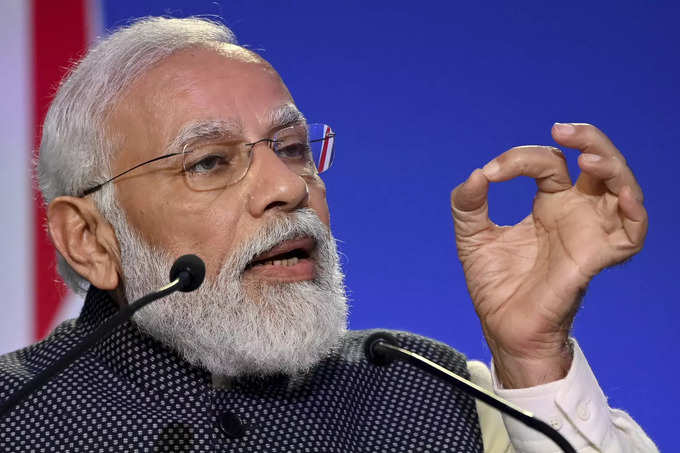 Glasgow: India&#39;s Prime Minister Narendra Modi speaks during the World Leaders&#39; S...
