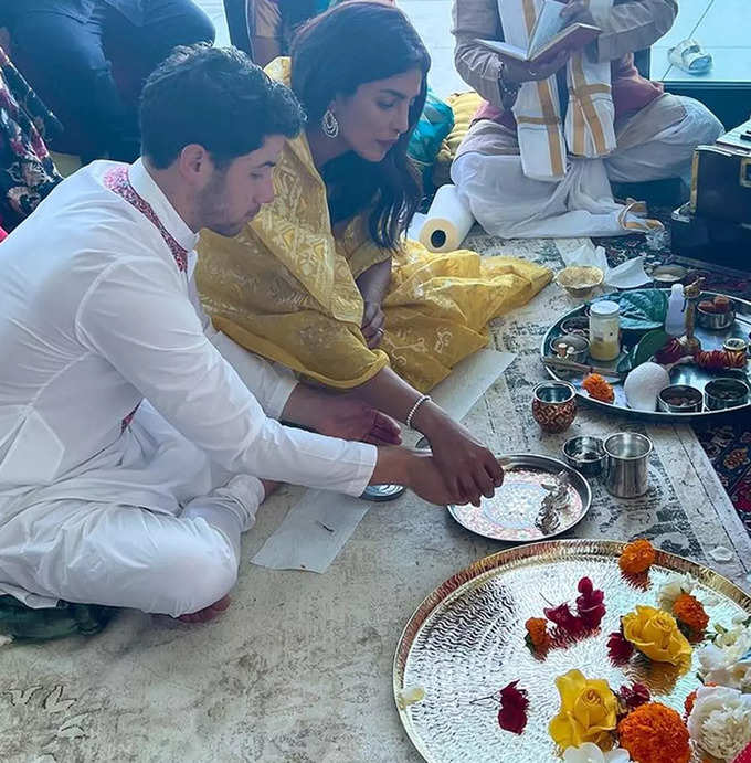 Priyanka Chopra and Nick Jonas Diwali