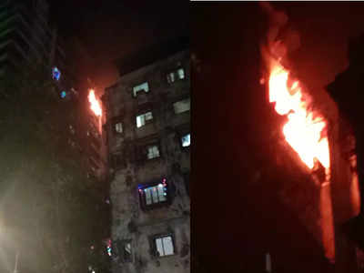 fire in mumbai मुंबई: कांदिवलीत १५ मजली इमारतीत १४ व्या मजल्यावर भीषण आग, दोन रहिवाशांचा मृत्यू