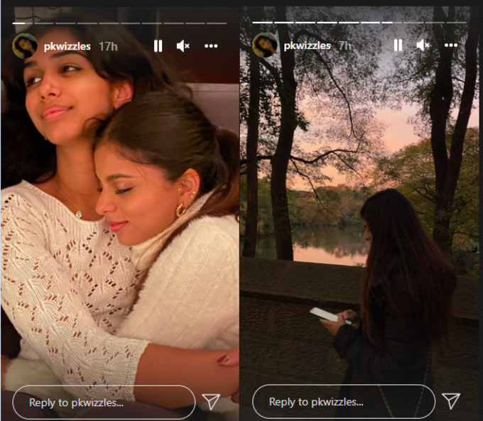 suhana khan insta story