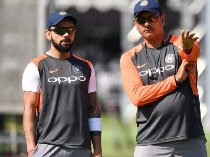 Virat Kohli and Ravi Shastri