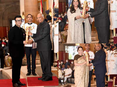 Padma Awards 2020 : కరణ్ జోహర్, ఏక్తా కపూర్, కంగనా ఎమోషనల్