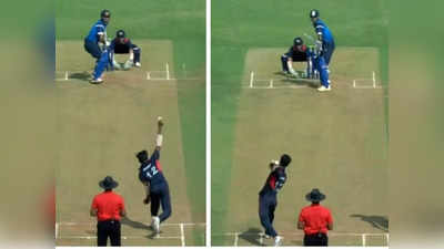 Akshay Karnewar Bowling:  कारामाती कारनेवर... 4 ओवर में 5 रन देकर लिए 4 विकेट, एक दिन पहले रचा था इतिहास