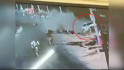 VIDEO : जोधपूर अपघाताचा अंगावर शहारे उभे करणारा व्हिडिओ