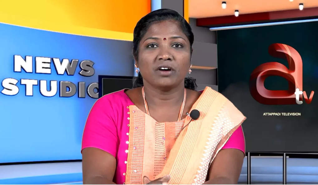 Bindu Attappadi Television News anchor 