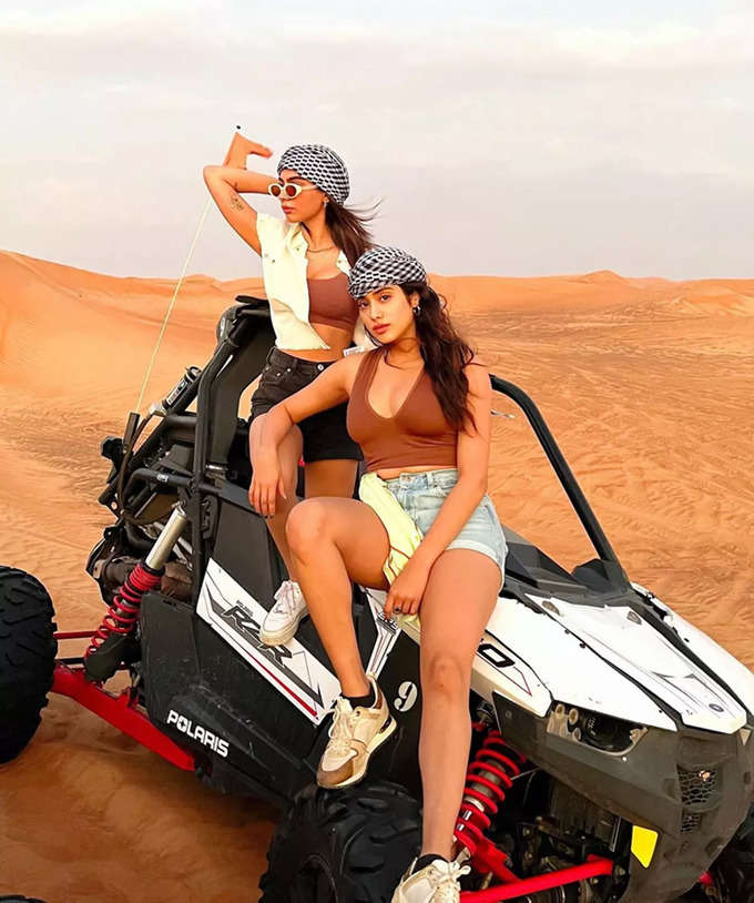 Janhvi Kapoor shared a series of pictures from Dubai trip