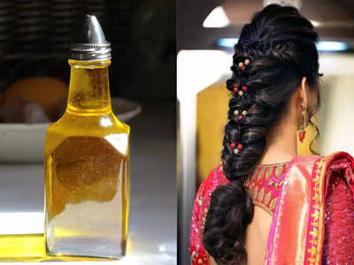 <strong>Oil Benefits For Hair Thickness :</strong> केस धुण्याच्या फक्त 5 मिनिटे आधी लावा स्वयंपाकघरात सहज मिळणारं ‘हे’ खास तेल, केसांची लांबी व दाटपणा बघून व्हाल अक्षरश: हैराण! 