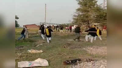 Bhojpur News : भोजपुर जिले में मूर्ति विसर्जन के दौरान पुलिस-पब्लिक में जमकर चलीं लाठियां, झड़प में चार लोग जख्मी