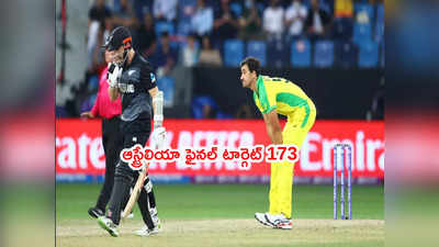 Kane Williamson కెప్టెన్ ఇన్నింగ్స్.. ఫైనల్లో ఆస్ట్రేలియా టార్గెట్ 173