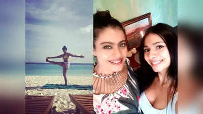 <strong>Celebs Yoga : </strong>अजय देवगणच्या मेहुणीला पाहिलंत का? काजोलच्या फिटनेस फ्रिक बहिणीचे बीचवरील हे फोटो पाहून व्हाल हैराण! 