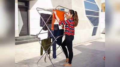 ओल्या कपड्यांपासून सुटका हवी असेल तर घरीClothes Drying Stand आणा