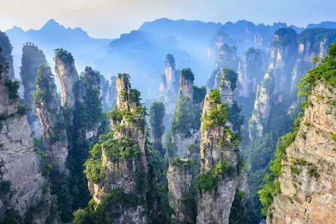The Tianzi mountains, China: