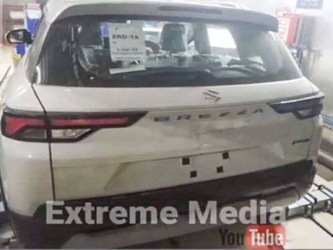 Maruti New Car 2022 Maruti Brezza Image Leak 2