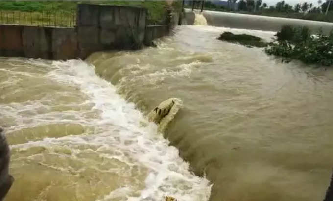 ​ಪಾಪಾಗ್ನಿ ನದಿ, ಕಂದವಾರ ಕೆರೆ ರಣಕೇಕೆ