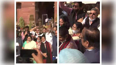 Tripura News: त्रिपुरा में हो क्या रहा, TMC सांसदों ने दिल्ली आकर गृह मंत्रालय के बाहर दिया धरना