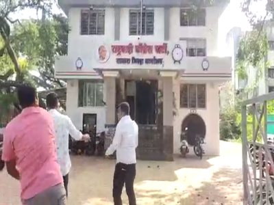 साताऱ्यात राजकीय खळबळ, शशिकांत शिंदेंच्या समर्थकांनी NCP कार्यालय फोडलं, अजित पवारांचा दौराही रद्द