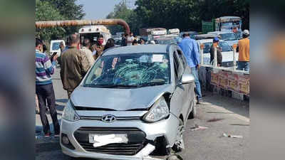 मथुरा रोड पर तेज रफ्तार कार ने मारी मां-बेटे को टक्कर, दोनों की मौत