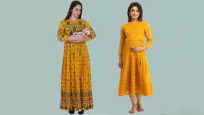 या maternity gowns मुळे सोयही मिळेल आणि स्टाइलही