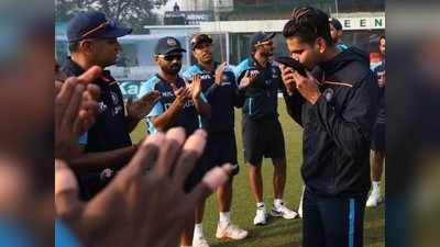INDvsNZ : राहुल द्रविडने टीम इंडियात पुन्हा सुरू केली जुनी परंपरा; पाहा व्हिडिओ