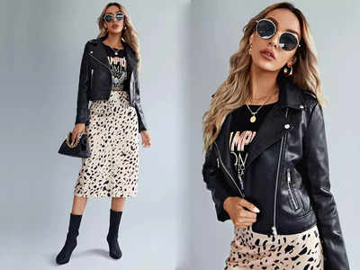 कूल मौसम में वॉर्म और हॉट लुक देते हैं ये Leather jacket, देखें यह लेटेस्ट कलेक्शन